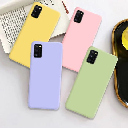 Liquid Soft Silicone TPU Protective Case For Samsung Galaxy S20 S21 S22 S23 S24 Plus Note 20 Ultra S21 FE 5G Back Cover Coque
