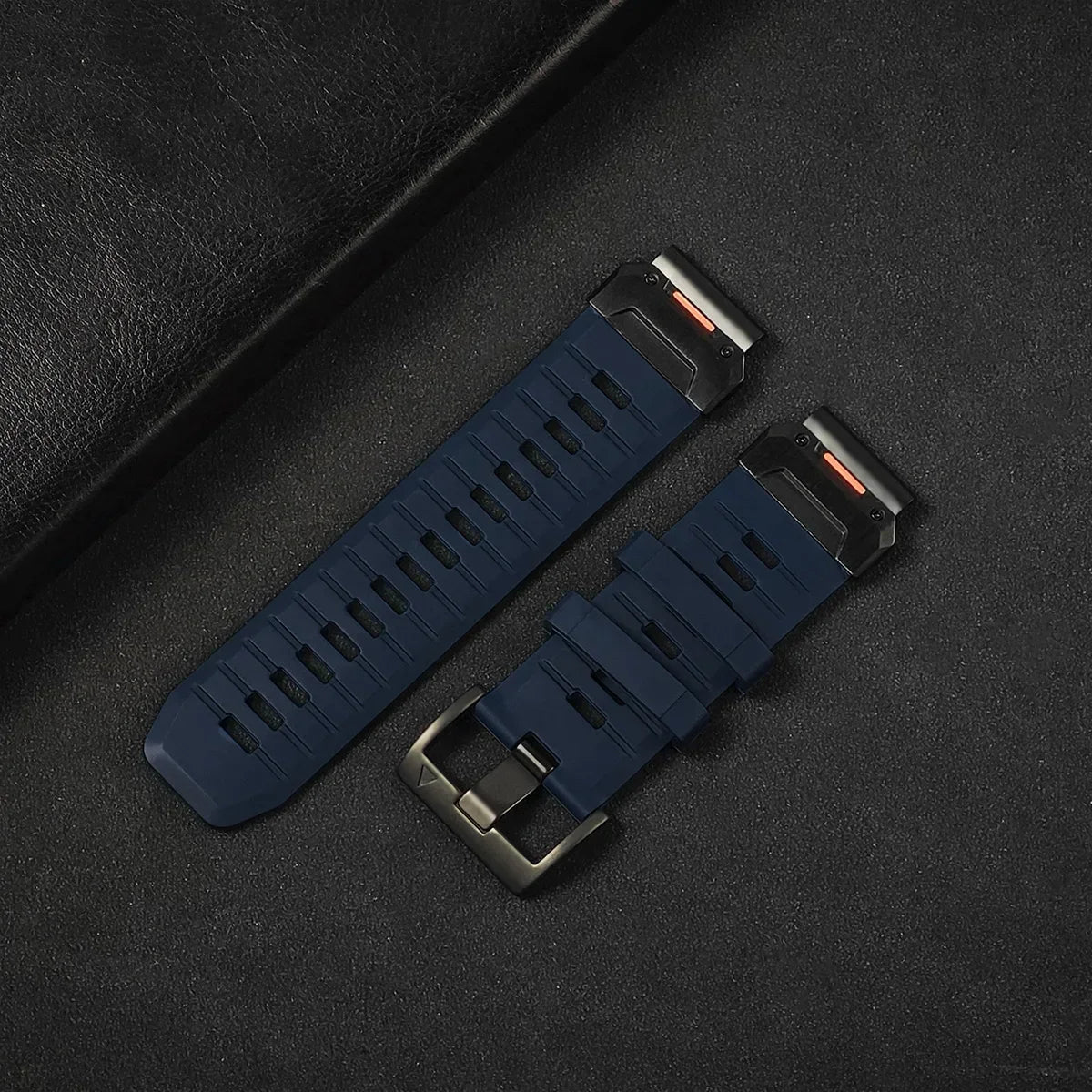 22mm 26mm Fluororubber Strap For Garmin Fenix 8 7X 7Pro Epix Pro Gen2 47mm 51mm QuickFit Garmin  Fenix 6 6X Pro 5XPlus Watchband