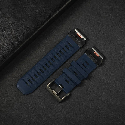 22mm 26mm Fluororubber Strap For Garmin Fenix 8 7X 7Pro Epix Pro Gen2 47mm 51mm QuickFit Garmin  Fenix 6 6X Pro 5XPlus Watchband
