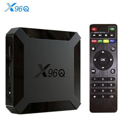 X96Q TV Box Android 10.0, Allwinner H313 Quad-Core, 2GB DDR3, 16GB EMMC, 4K HD Media Player, 2.4G WiFi Smart Set-Top Box