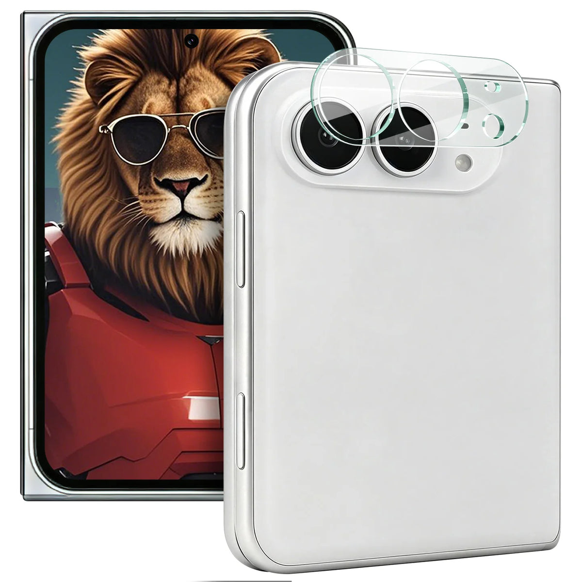 Camera Lens Glass For iPhone Duo Fold Protector Film HD Clear 9H Hardness Anti Fingerprint LS0003
