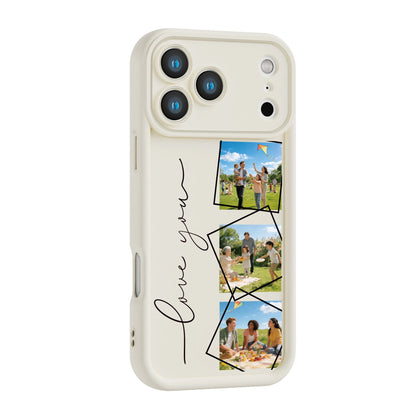 Personalized Custom Multiple Photo Phone Case for iPhone18 17 16 15 14 13 12 11 Pro Max Air Plus Stylish Soft TPU Cover
