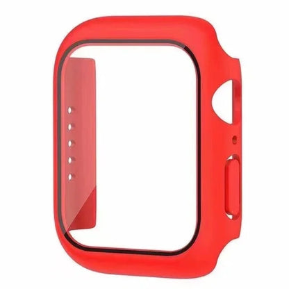 Glass+Cover For Apple Watch case 10 9 8 7 6 SE 5 iWatch Accessorie Screen Protector iWatch series 46mm 44mm 40mm 41 45mm 38 42mm