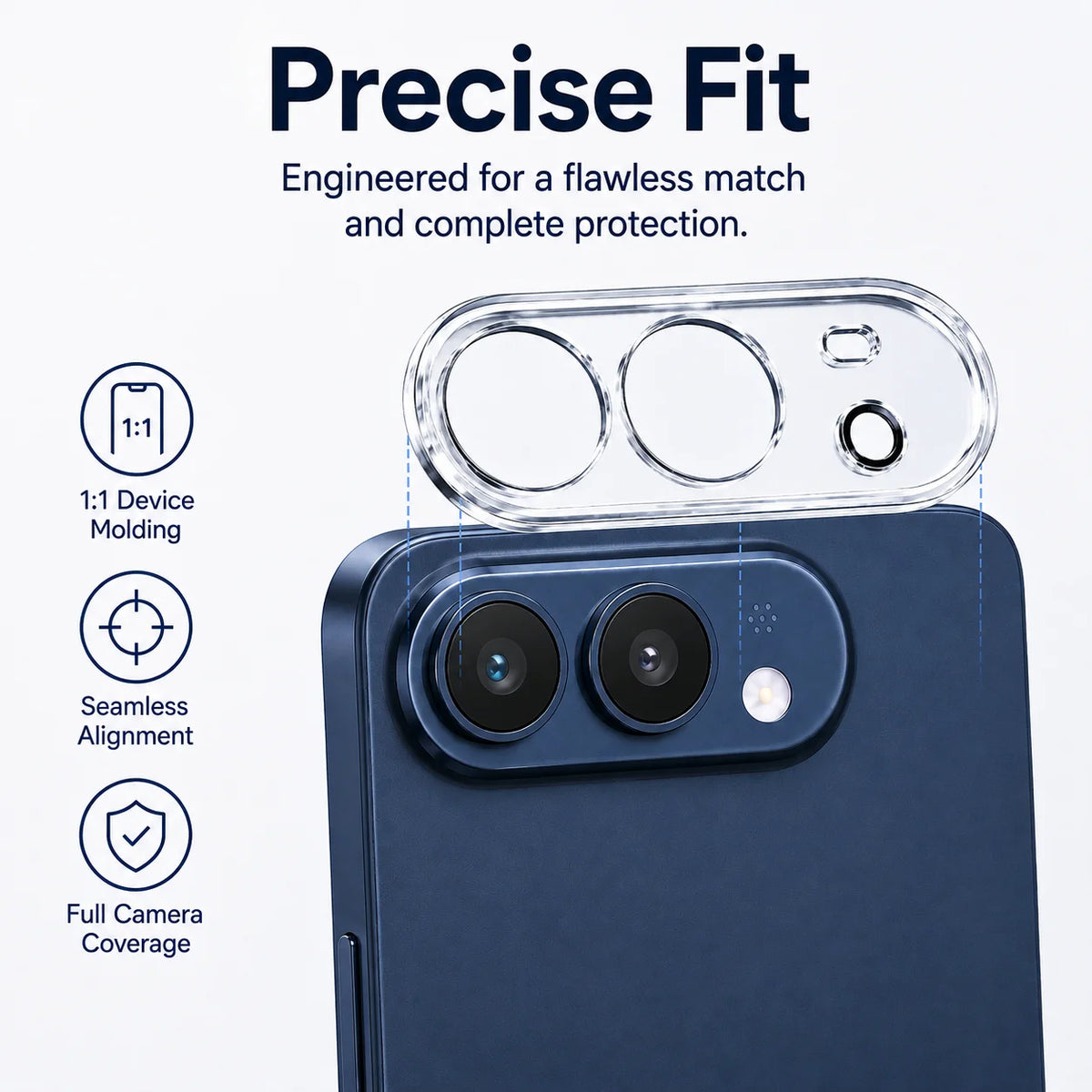 Camera Lens Protector For iPhone DUO Camera Lens 9H Tempered Glass Protective Films For iPhone Duo 18 Pro Max Clear Glass