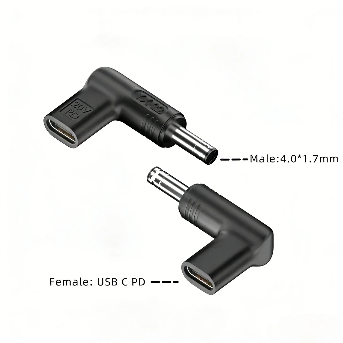 PD 100W Type C to Universal Laptop Charger Converter for Asus Lenovo Hp Dell Acer Samsung USB C Fast Charger Adapter Connector