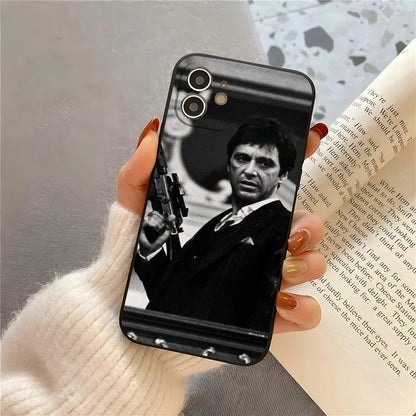 T-Tony M-Montana S-Scarface Phone Case For iPhone 17 16 15 11 12 14 13 Pro Max Mini X XR 7 8 Plus SE4 17E Shockproof Soft Cover