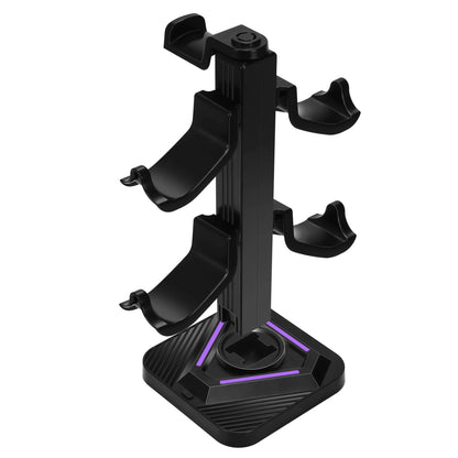 Colorful Game Controller Stand for PS5 PS4 PS3 Xbox Switch Universal Gaming Accessory Organizer Holder with Handle Hook