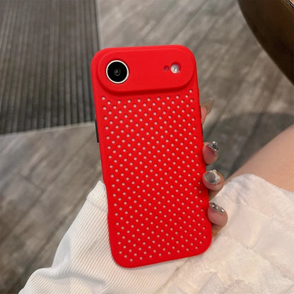 Heat Dissipation Breathable Cooling Phone Case For iPhone 17 Air 16 16e 15 14 13 12 Mini 11 Pro Max Plus Soft Silicone Cover