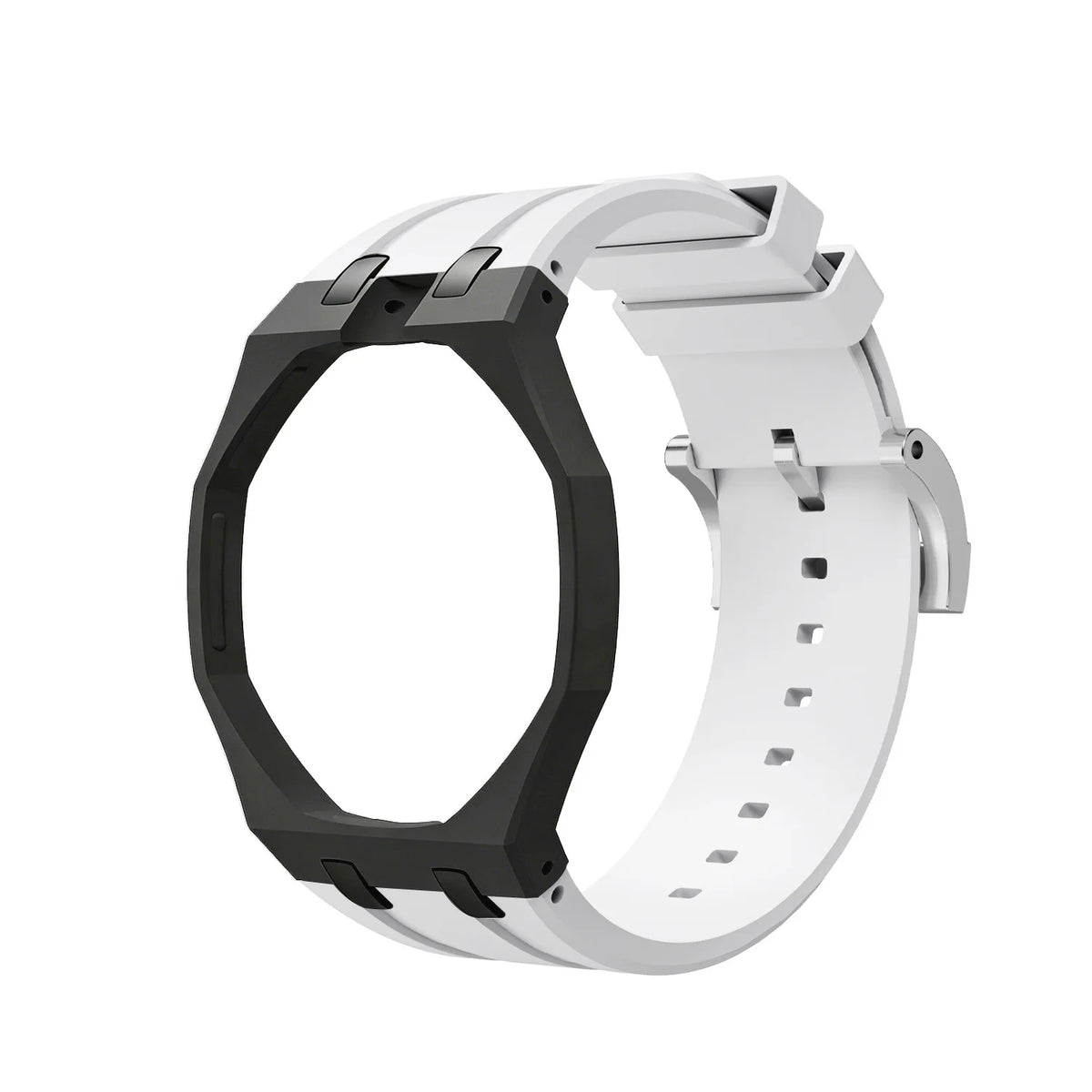 Bioceramics Watch Case+Silicone Band Modification Kit Strap Case Changer To Wristwatch Accessories For Royal Pop