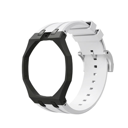 Bioceramics Watch Case+Silicone Band Modification Kit Strap Case Changer To Wristwatch Accessories For Royal Pop