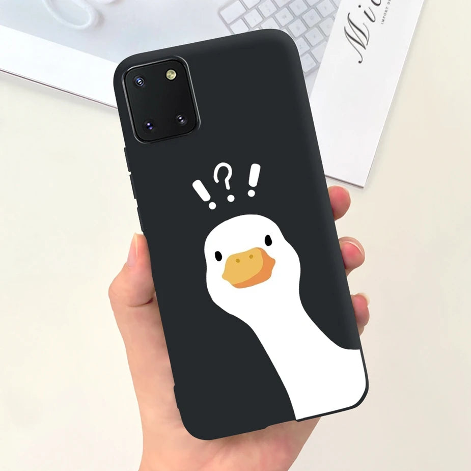 For Samsung Galaxy Note10 Lite Case SM-N770F 6.7'' Popular Candy Painted Cover Soft TPU Phone Case For Samsung Note 10 Lite Bags
