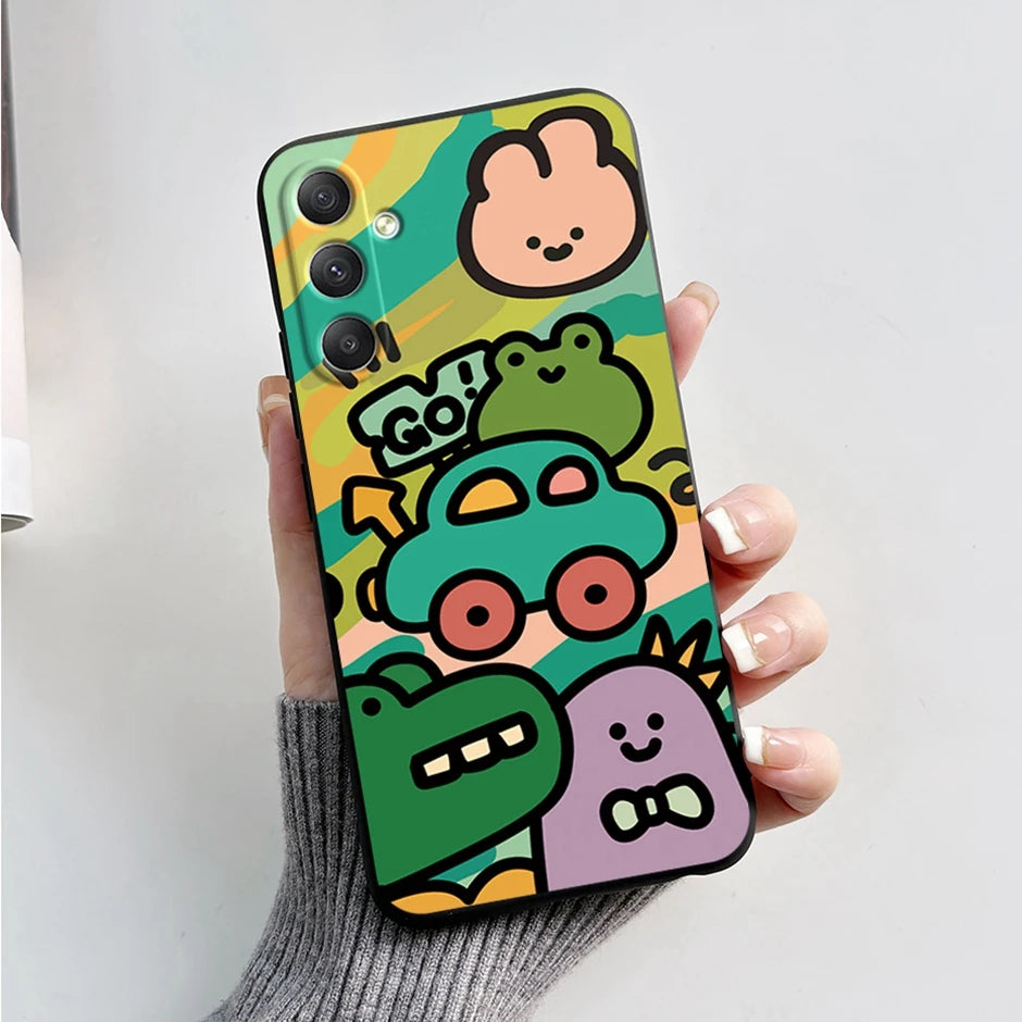 Mobilie Phone Case For Samsung Galaxy Note10 Cute Cartoon Soft Silicone Back Cover For Samsung Galaxy Note 10 Phone Case Bumpers