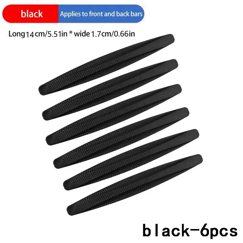 2-6PCS Anti Collision Car Bumper Guard Strip Car Sticker Door Edge Guards Trim Molding Protection Strip Scratch Protector