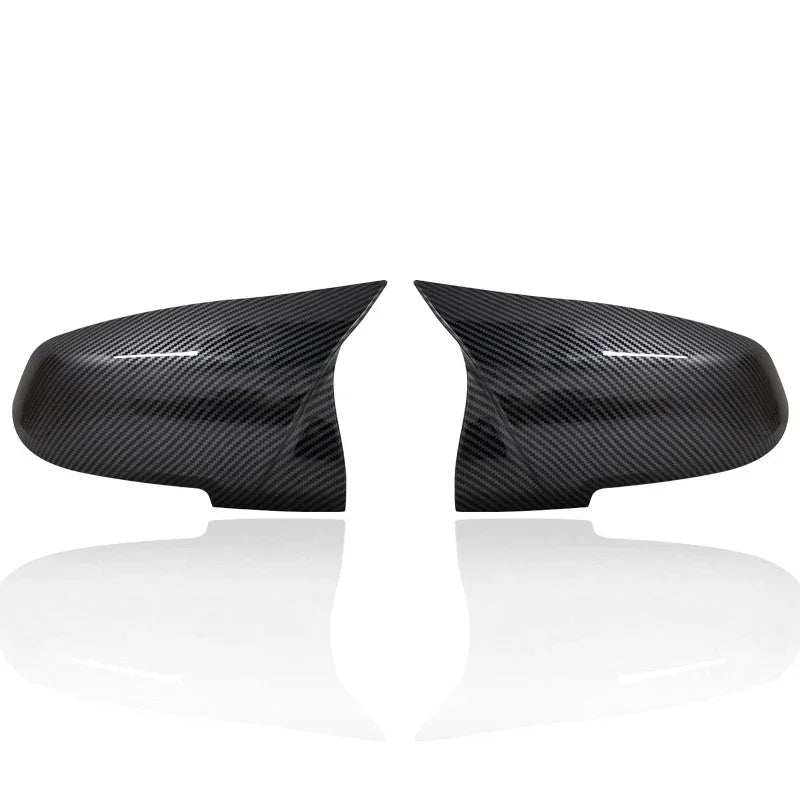 For BMW 1 2 3 4 Series F20 F30 F31 F32 F34 F36 E84 2014 -2018 1Pair Side Rearview Wing Mirror Cover Caps ABS Gloss Black