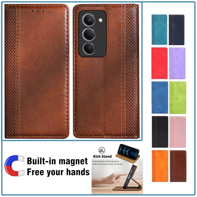 Flip Book Holster Case For Redmi 15 Phone Cover Leather Etui Redmi 15 Case Global Version Xiaomi Case Redmi 15 4G 5G Redmi15 Bag