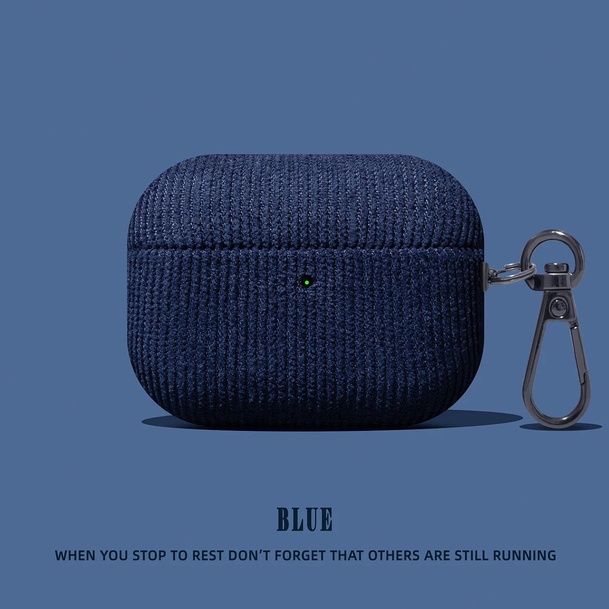 Matte Corduroy Fabric Hook Earphone Case For Apple Airpods 1 2 3 4 Pro 3 2 Wireless Bluetooth Earphone Anti Scratch Cover  ﻿