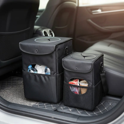 Portable Waterproof Car Trash Can Auto Organizer Garbage Bin Vehicle Accessories for Car