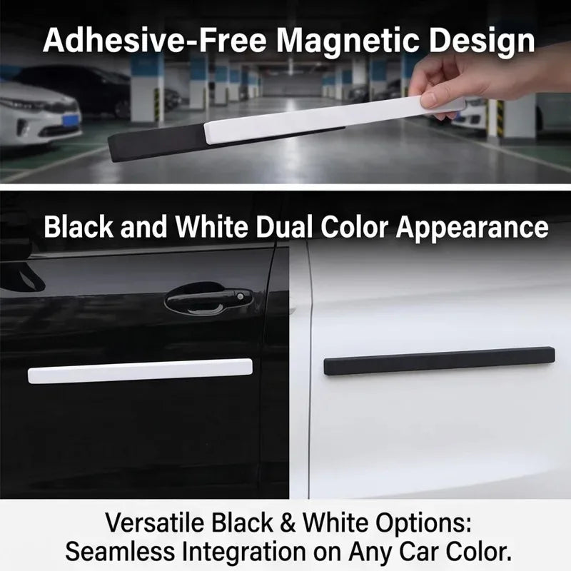 Anti-Collision Strip Magnetic Adhesive Car Door Edge Bumper Protection Strip Universal Door Buffer Parking Bump Prevention