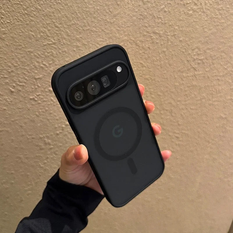 Luxury Translucent Matte Magnetic Case For Google Pixel 10 ProXL 9Pro XL 11 ProXL 10 9A Wireless Charging Candy Color Slim Cover