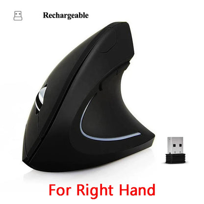 Vertical Wireless USB Mouse Ergonomic Rechargeable Portable PC Gamer For Computer Laptop Notebook Mause Gaming Accessories Mous