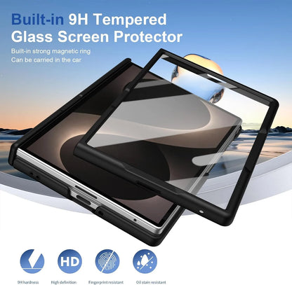 For Samsung Z Fold 8 Magsafe Case Built-in Screen Protector Skin Feel PC Full Body Cover for Samsung Galaxy Z Fold 8 Fold8 Cases