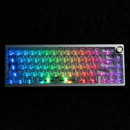 Womier 126 Keys Glittered Diamond RGB Shine Through Keycaps ASA Profile Personalized Set Gateron/Cherry MX Mechanical Keyboards