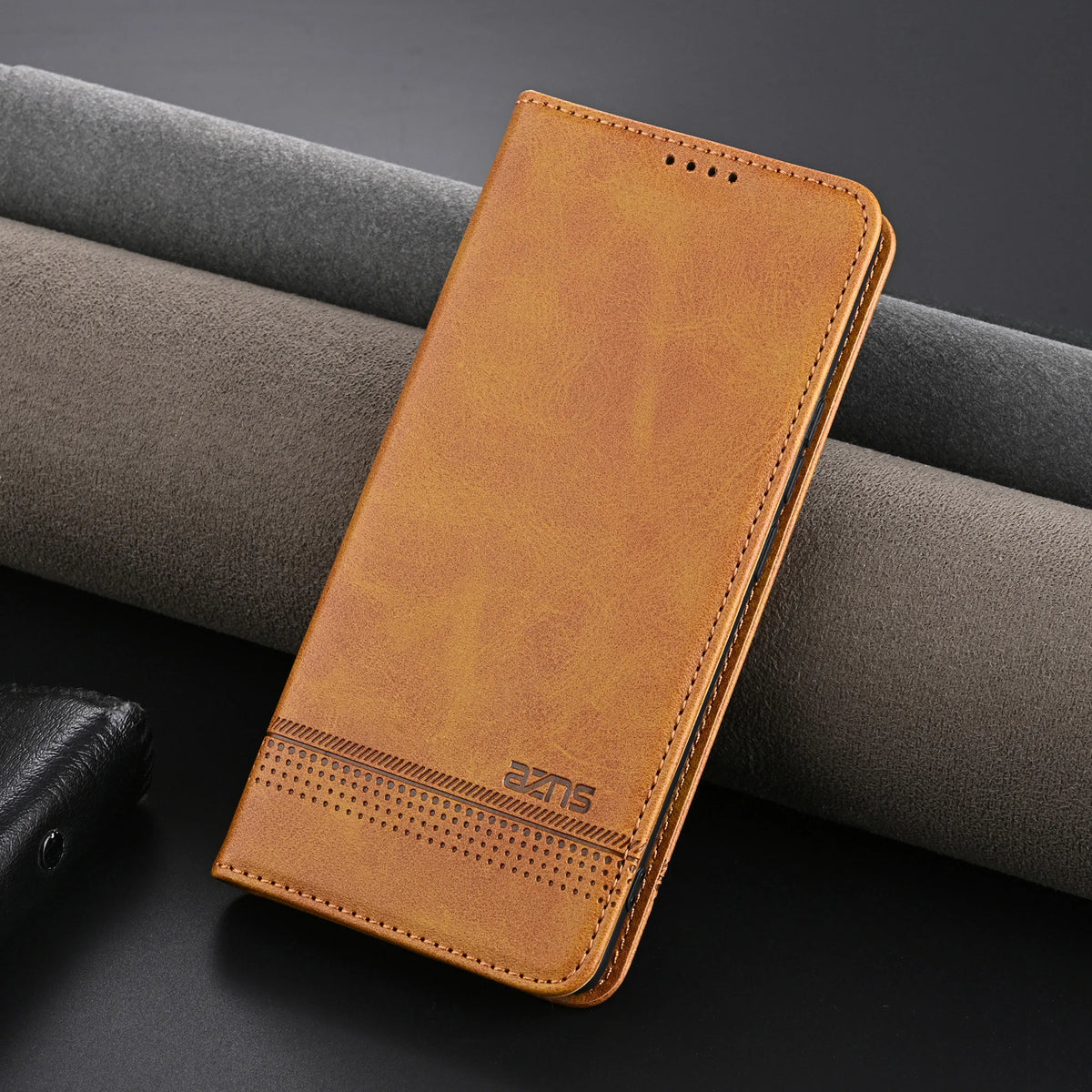 EUCAGR PU Leather Wallet Phone Case For Samsung Galaxy S26Ultra/S25/S24/S23/S22/S21/S22/S21/S20/S10/S9/S8 Cord Slot Holder Cover