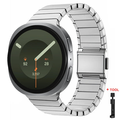 Titanium Strap for Samsung Galaxy Watch 9 8 40mm 44mm 8Classic 46mm Magnetic Band for Galaxy Watch 9 8 Stainless Steel Bracelet