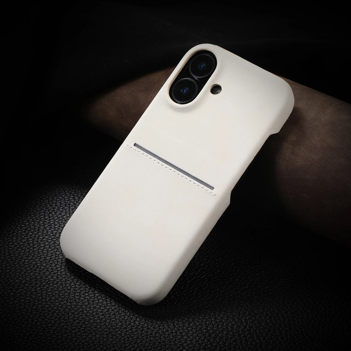 Luxury Card Slot Sheepskin Leather Case For iPhone 17 Air 16 15 14 13 12 Pro Max Plus Business Wallet Pocket Shockproof Cover