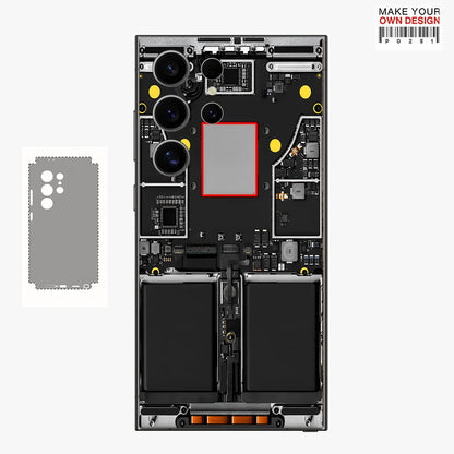 NewDecal Skin For Samsung  S26 S25 S23 Ultra Plus Back Screen Protector Film Full Cover Wrap S25 Anti-scratch Durable Sticke