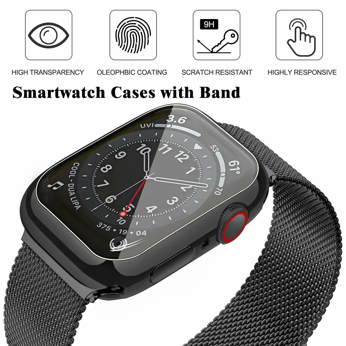 Milanese loop strap For Apple Watch band 11 46mm 44mm 40mm 41mm 42mm 45mm bracelet iwatch series 10 8 7 6 5 4 SE 9 Ultra 3 49mm