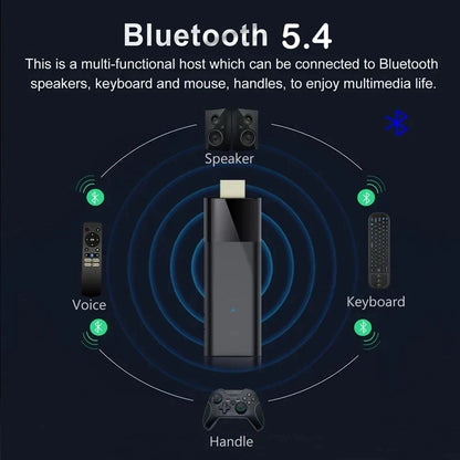 Android 16 TV Stick Allwinner H313 Chip 8GB+256GB 8K Ultra HD 2.4G/5G Dual WiFi Bluetooth 6.0 Google Assistant Streaming TV Box