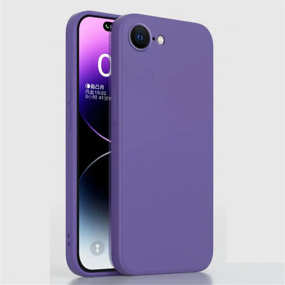 For iPhone 17e Case Cover iPhone 16e Capas Soft Shockproof Phone Bumper Back Armor Original Liquid Silicone Fundas For Apple 17E