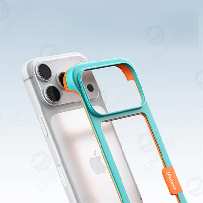 Candy Color TPU Bumper 17pro Case Silicone Shockproof Frame Case For iPhone 12 13 Mini Air 14 15 16 17 18 Pro Max No Back Cover