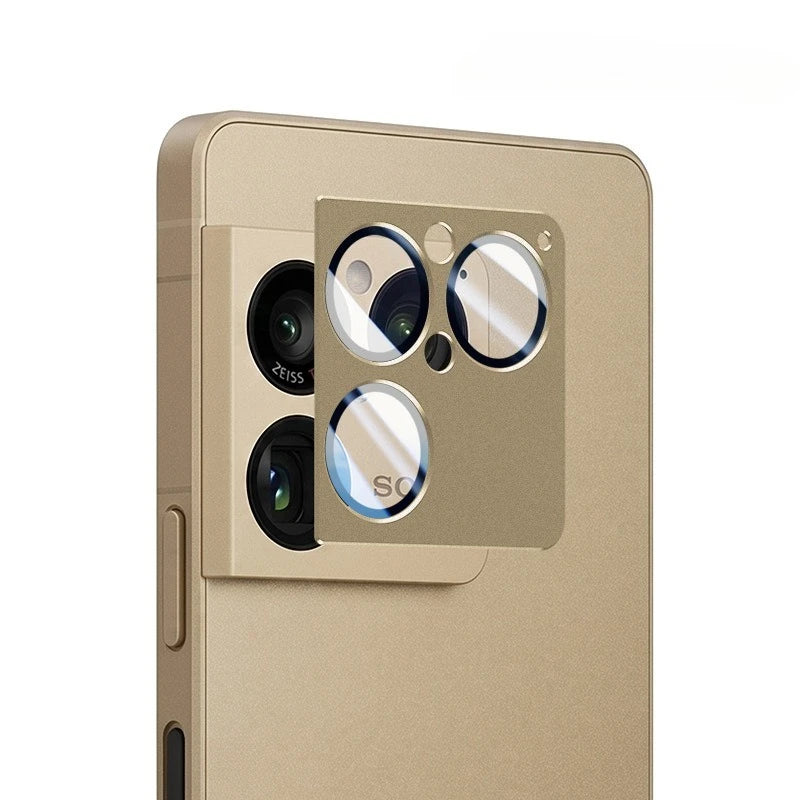 For Sony Xperia 1 VIII 8th Metal Camera Bezel Protector For Sony Xperia1-VIII Camshield Armor Lens Glass Film Cover Sticker