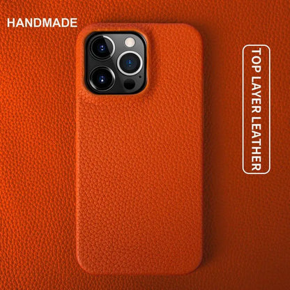 For iPhone 13 Pro Case Luxury Genuine Leather Cover Back Etui Coque Shockproof for Funda IPhone14 XR XSMax 15 7 8Plus 12 Carcasa