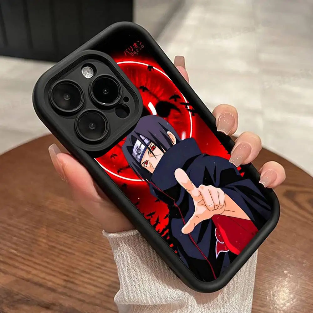 Classic Anime U-Uchiha Itachi Phone Case For iPhone 17 16 15 14 13 12 11 Air Plus Pro Max Soft Back Cover