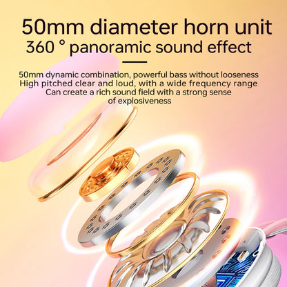 Haomuren RGB USB Gaming Headset For PC Laptop PS4 PS5 Wired Headphones With Mic Bass Surround Over Ear Full Light Earphone S600