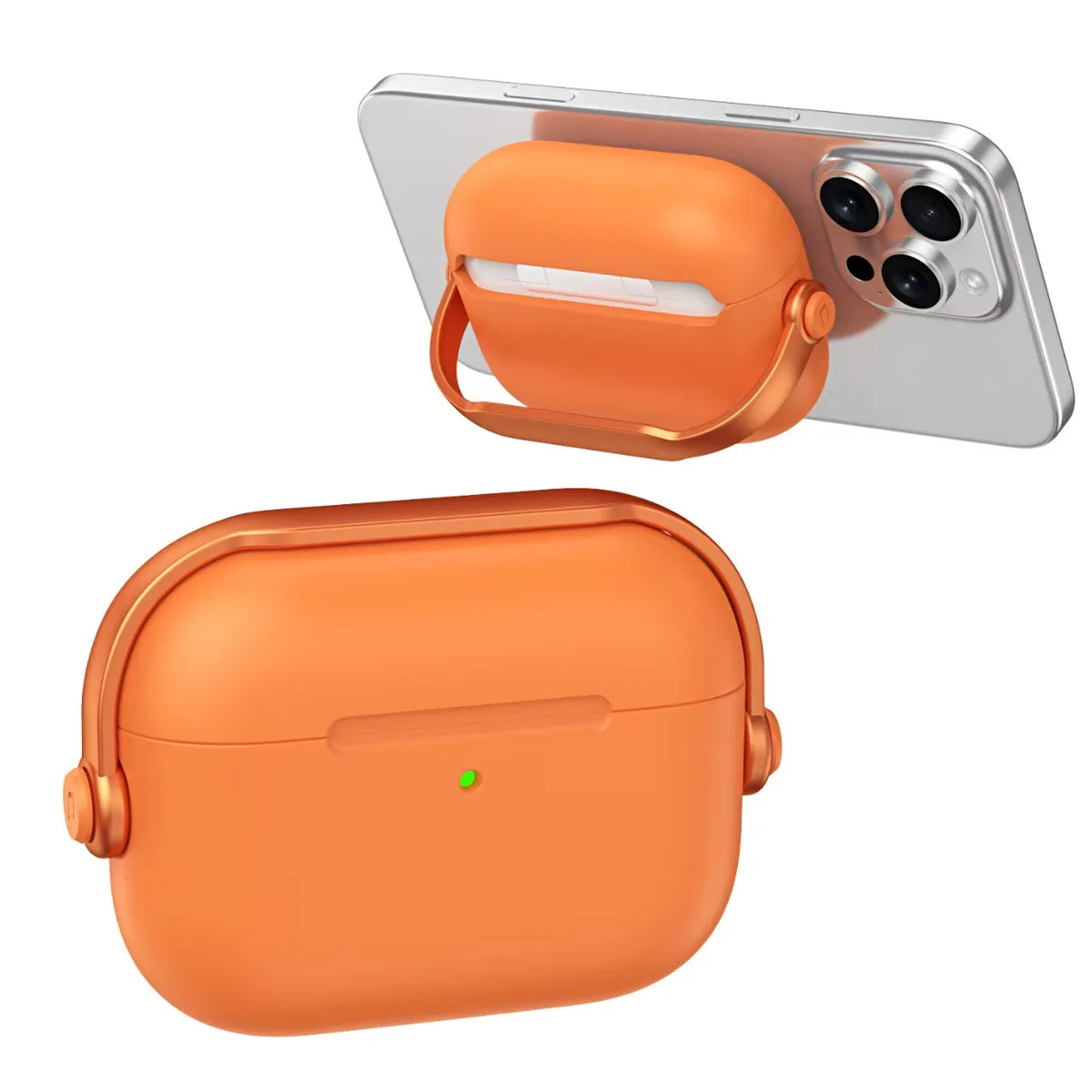 Protective Case for Apple Airpods Pro3 Pro2 Airpods 4 Wireless Bluetooth Earphone Cover Sleeve Headphone Case with Phone Holder
