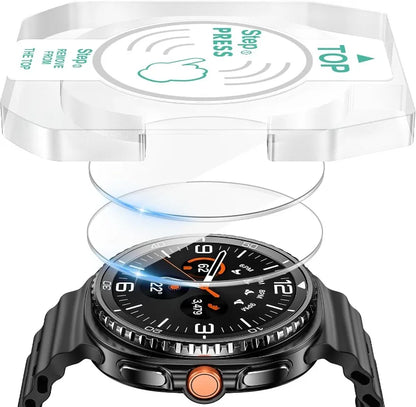 2PCS Tempered Glass For Samsung Galaxy Watch 8 Classic/8 40mm 44mmCover Anti-Scratch Screen Protector With Tool Easy Install Kit