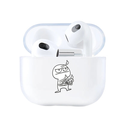 Cute Cartoon Pattern Earphone Case for Airpods 4th 3rd 2 Pro 3 2 Shockproof Cover for Airpod 2 3 1 Protective Accessorie Shell
