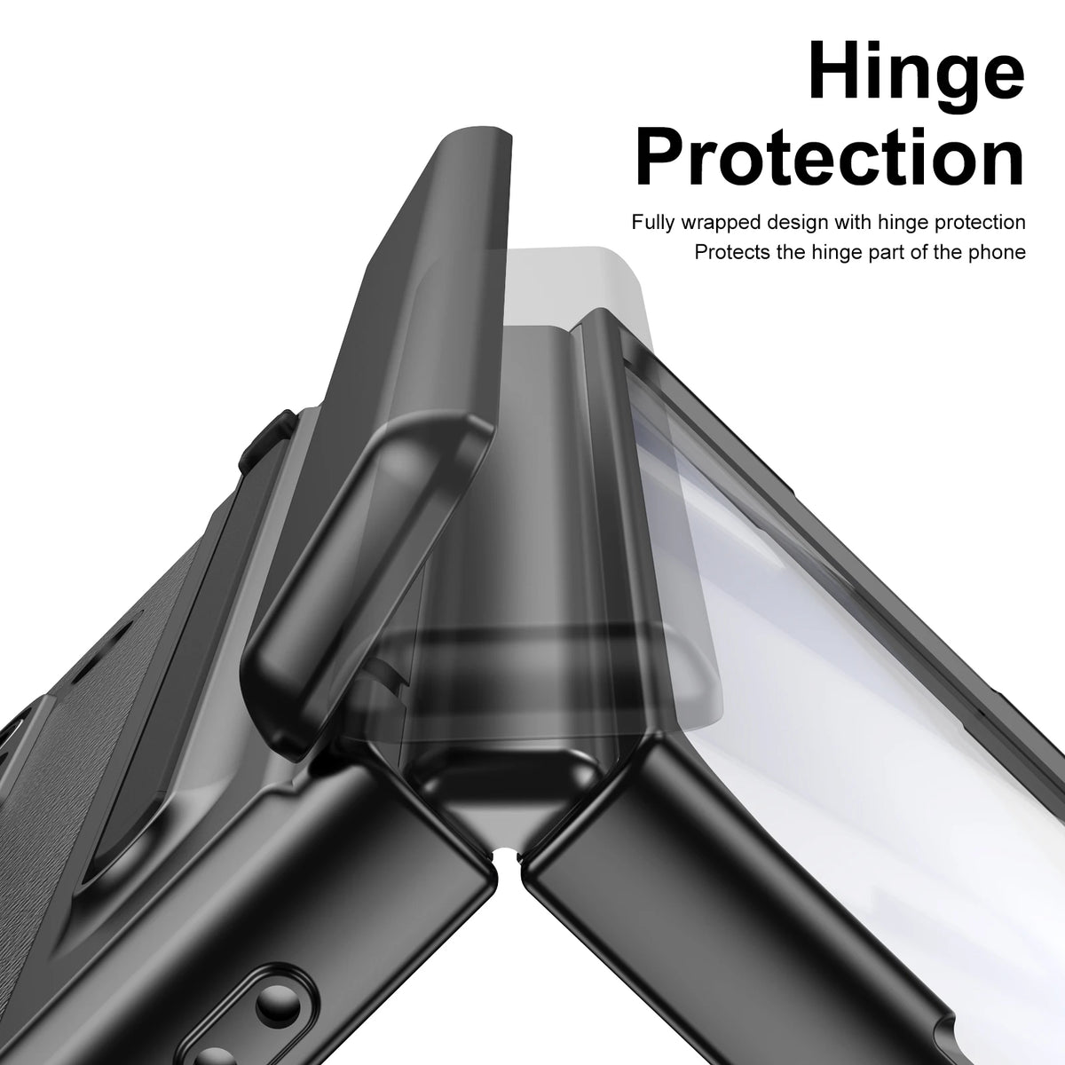 Pen Holder Glass Film Cell Phone Case  for Samsung Galaxy Z Fold8 Ultra Fold 8 7 6 5 4 3 Fold7 Fold4 Fold5 Fold6 Fold3