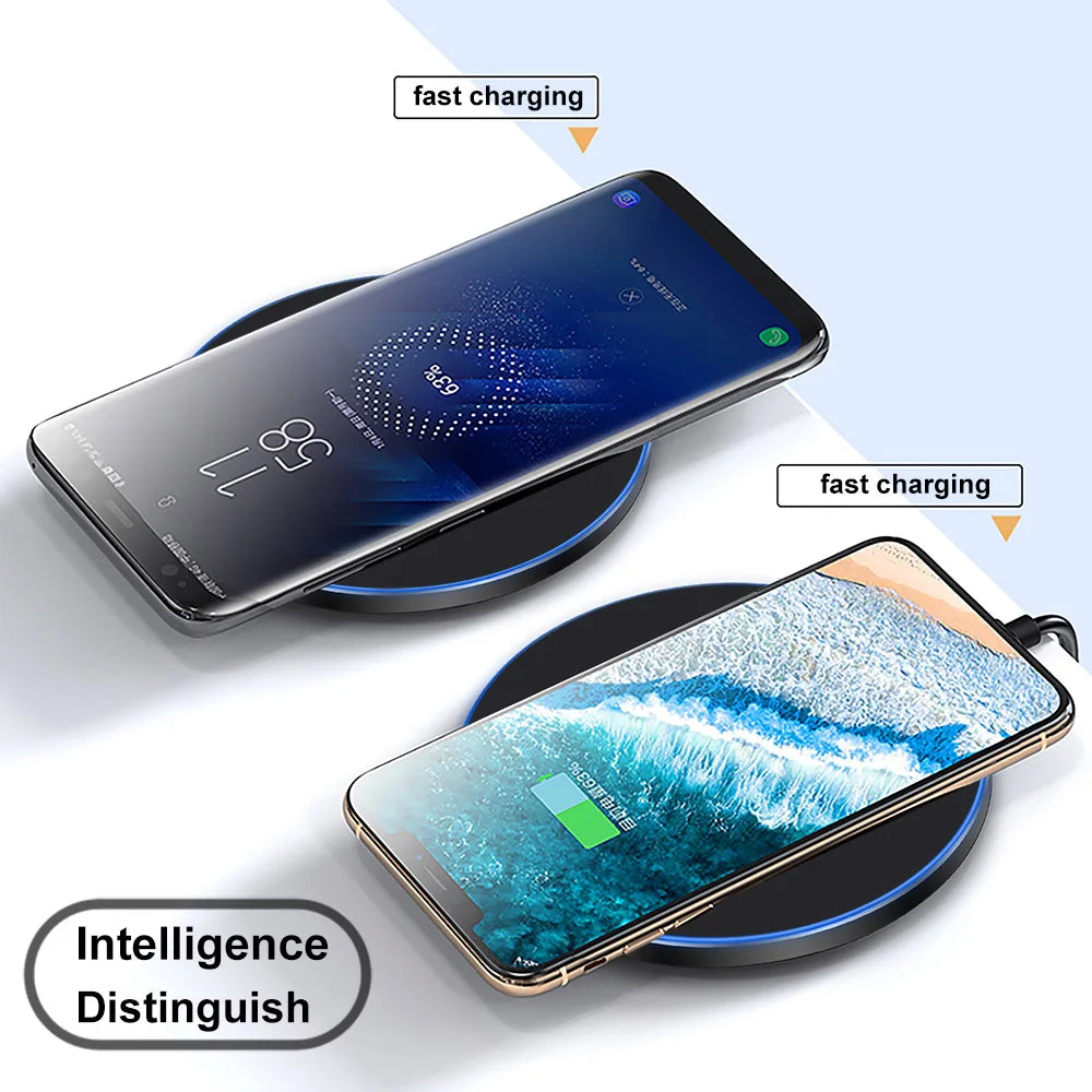100W Fast Wireless Charger Mobile Phone Chargers Pad Stand For iPhone 15 14 13 12 Pro Max 8 Samsung Xiaomi Charging Dock Station
