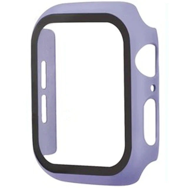 Glass+Cover For Apple Watch case 10 9 8 7 6 SE 5 iWatch Accessorie Screen Protector iWatch series 46mm 44mm 40mm 41 45mm 38 42mm