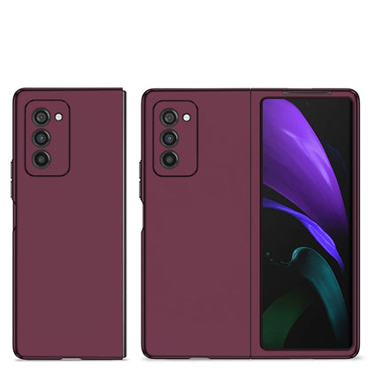 Case for Galaxy Z Fold 5 3 4 2 1 Magnetic Wireless Charging Drop Protection Anti Scratch Hard Cover Case for Z Fold Black Green