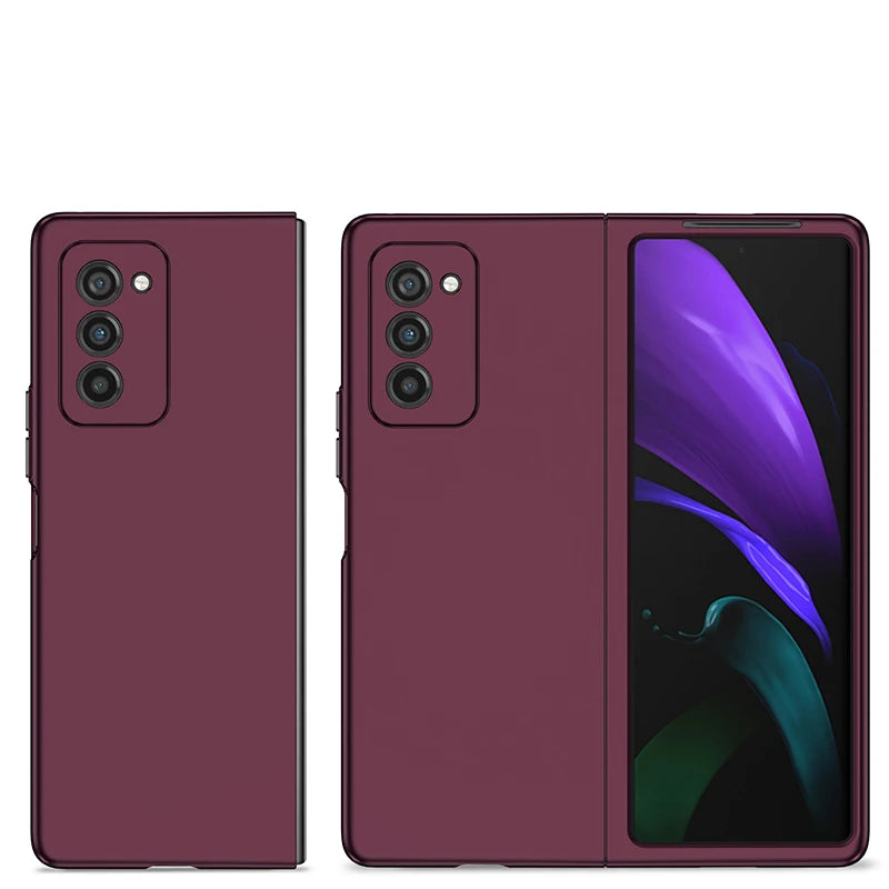Case for Galaxy Z Fold 5 3 4 2 1 Magnetic Wireless Charging Drop Protection Anti Scratch Hard Cover Case for Z Fold Black Green
