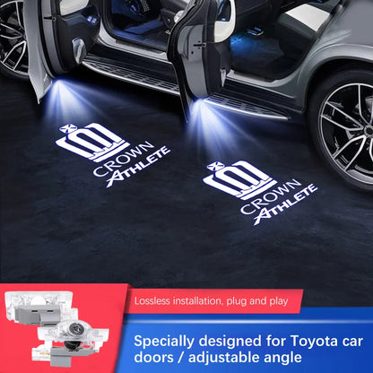 Auto Accessories For Toyota Crown JZS171 JZS171W JZX175 JZX171 GRS180 GRS200 GRS181 GRS182 car led Door Welcome Lights Logo Lamp