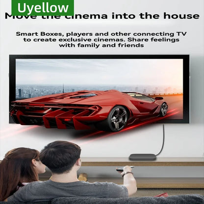 Uyellow 48Gbps HDMI-compatible Cable 8K 60Hz 50cm 1m 2m 3m 5m HDMI-compatible 2.1 Cable 4K 120Hz HDR 3D Effect Video for HDTV PC