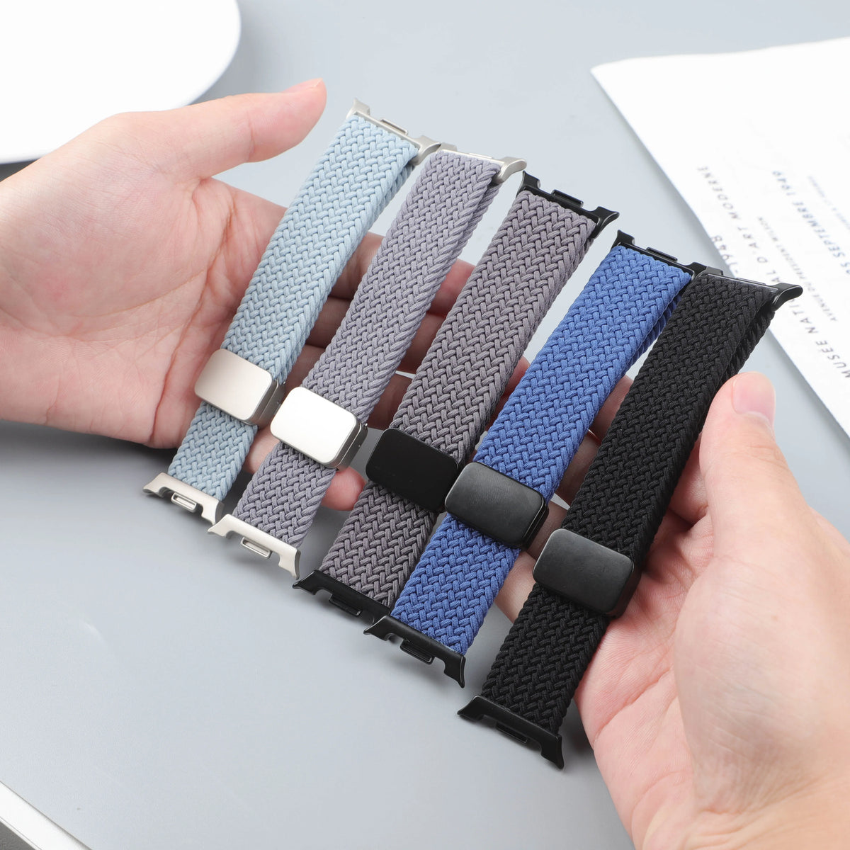Magnetic Braided Band For Samsung Galaxy Watch 9 8 Strap 44mm 40mm Nylon Bracelet Correa Pulseira Galaxy Watch 8 Classic 46mm