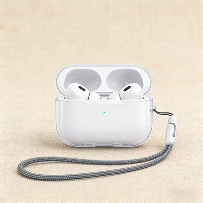 Transparent Earphone Case for Airpods Pro 3 Generation Cases Hard TPU Clear Headphone Cover for Airpods 4 3 2 1 Soft Case